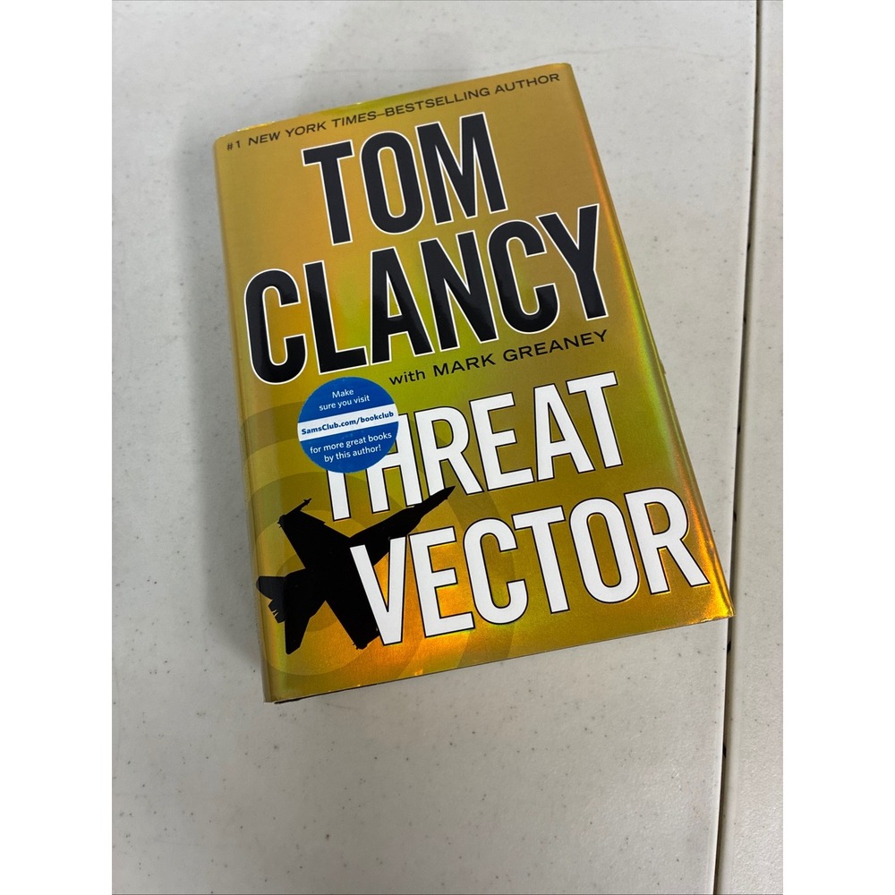 Tom Clancy Threat Vector Hardcover Jack Ryan Novel Mark Greaney‎ 9780399160455